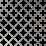 PEWTER Cross Perforated Decorative Grilles