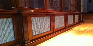 Specialist grilles - handmade brass chicken wire