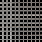 PEWTER Large Square Perforated Decorative Grilles