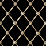 ANTIQUE BRASS Medium Diamond Regency Decorative Grilles