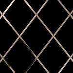 ALL PIN Bright Nickel Large Diamond Regency Decorative Grilles