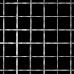 SQUARE 25MM APERTURE Plain 3mm Wire Pewter Woven Decorative Grilles