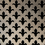 ANTIQUE BRASS Fleur Perforated Decorative Grilles