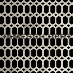 BRIGHT NICKEL Fleur Perforated Decorative Grilles