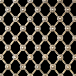 ALL CIRCLES Antique Brass Small Diamond Regency Decorative Grilles