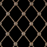 ALL CIRCLES Bronze Medium Diamond Regency Decorative Grilles
