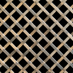 10MM APERTURE Plain 5mm Wire Aluminium Woven Decorative Grilles