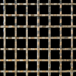 SQUARE 19MM APERTURE Plain 5mm Wire Aluminium Woven Decorative Grilles