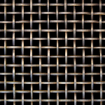 10MM APERTURE Plain 3mm Wire Antique Brass Woven Decorative Grilles