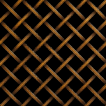 DIAMOND 13MM APERTURE Reeded 3mm Wire Antique Brass Woven Decorative Grilles