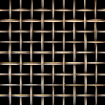 13MM APERTURE Reeded 3mm Wire Antique Brass Woven Decorative Grilles