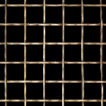 25MM APERTURE Reeded 3mm Wire Antique Brass Woven Decorative Grilles