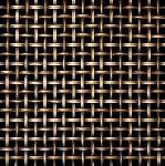 6MM APERTURE Reeded 3mm Wire Antique Brass Woven Decorative Grilles