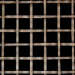 25MM APERTURE Plain 5mm Wire Antique Brass Woven Decorative Grilles