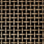 10MM APERTURE Reeded 5mm Wire Antique Brass Woven Decorative Grilles
