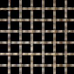 19MM APERTURE Reeded 5mm Wire Antique Brass Woven Decorative Grilles