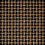 6MM APERTURE Reeded 5mm Wire Antique Brass Woven Decorative Grilles