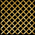 DIAMOND 10MM APERTURE Plain 3mm Wire Brass Woven Decorative Grilles