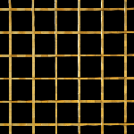 25MM APERTURE Plain 3mm Wire Brass Woven Decorative Grille