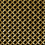 DIAMOND 6MM APERTURE Reeded 3mm Wire Brass Woven Decorative Grilles