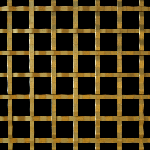 19MM APERTURE Plain 5mm Wire Brass Woven Decorative Grille