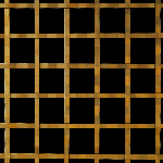 25MM APERTURE Plain 5mm Wire Brass Woven Decorative Grille