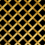 DIAMOND 13MM APERTURE Reeded 5mm Wire Brass Woven Decorative Grilles