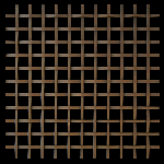10MM APERTURE Plain 3mm Wire Bronze Woven Decorative Grilles