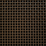 DIAMOND 6MM APERTURE Plain 3mm Wire Bronze Woven Decorative Grilles