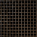 10MM APERTURE Reeded 3mm Wire Bronze Woven Decorative Grilles
