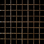 19MM APERTURE Reeded 3mm Wire Bronze Woven Decorative Grilles