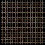6MM APERTURE Reeded 3mm Wire Bronze Woven Decorative Grilles
