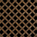 DIAMOND 10MM APERTURE Plain 5mm Wire Bronze Woven Decorative Grilles