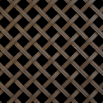 DIAMOND 10MM APERTURE Reeded 5mm Wire Bronze Woven Decorative Grilles