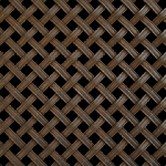 DIAMOND 6MM APERTURE Reeded 5mm Wire Bronze Woven Decorative Grilles