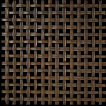 SQUARE 6MM APERTURE Reeded 5mm Wire Bronze Woven Decorative Grilles