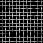 10MM APERTURE Plain 3mm Wire Pewter Woven Decorative Grilles