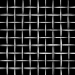 13MM APERTURE Reeded 3mm Wire Pewter Woven Decorative Grilles