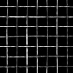 19MM APERTURE Reeded 3mm Wire Pewter Woven Decorative Grilles