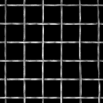 25MM APERTURE Reeded 3mm Wire Pewter Woven Decorative Grilles