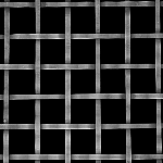 25MM APERTURE Plain 5mm Wire Pewter Woven Decorative Grilles