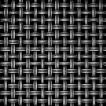 6MM APERTURE Reeded 5mm Wire Pewter Woven Decorative Grilles