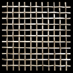 10MM APERTURE Reeded 3mm Wire Stainless Steel Woven Decorative Grilles