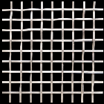 13MM APERTURE Reeded 3mm Wire Stainless Steel Woven Decorative Grilles