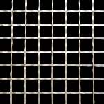 19MM APERTURE Reeded 3mm Wire Stainless Steel Woven Decorative Grilles