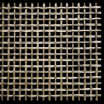 6MM APERTURE Reeded 3mm Wire Stainless Steel Woven Decorative Grilles
