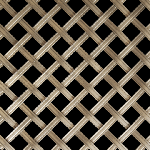 DIAMOND 10MM APERTURE Reeded 5mm Wire Stainless Steel Woven Decorative Grilles