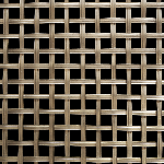 10MM APERTURE Reeded 5mm Wire Stainless Steel Woven Decorative Grilles
