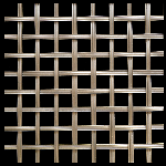 13MM APERTURE Reeded 5mm Wire Stainless Steel Woven Decorative Grilles