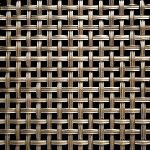 6MM APERTURE Reeded 5mm Wire Stainless Steel Woven Decorative Grilles